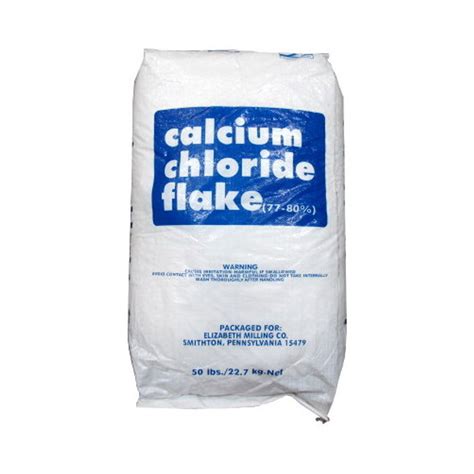 50 lb. Calcium Chloride Flakes - (Available For Local Pick Up Only ...