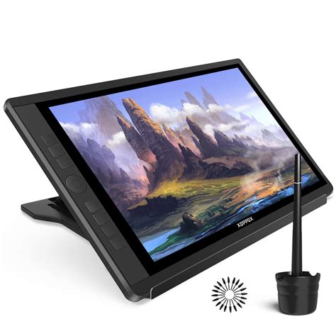 Drawing Tablet with Screen,15.6'' XOPPOX Graphics Drawing Monitor Pen ...