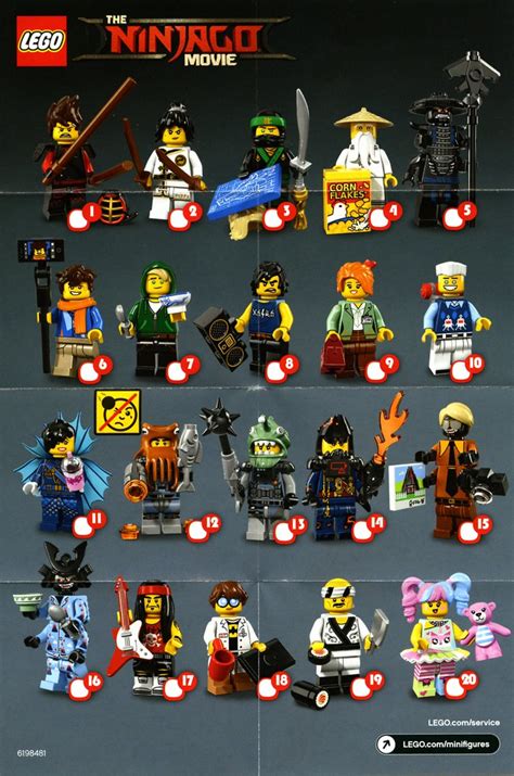 Pre-order your The LEGO Ninjago Movie minifigures | Brickset