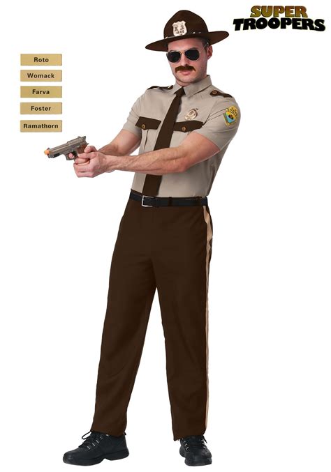 Adult State Trooper Costume Super Troopers