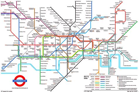 Tube Map, London Underground, London underground map - Living + Nomads ...