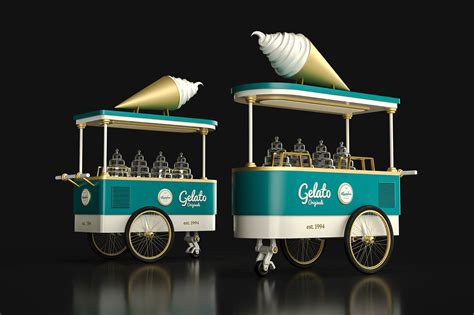 Ice Cream Cart | Charalambos Pâtisserie :: Behance