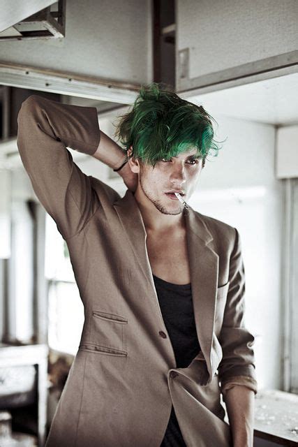 Green Hair Man