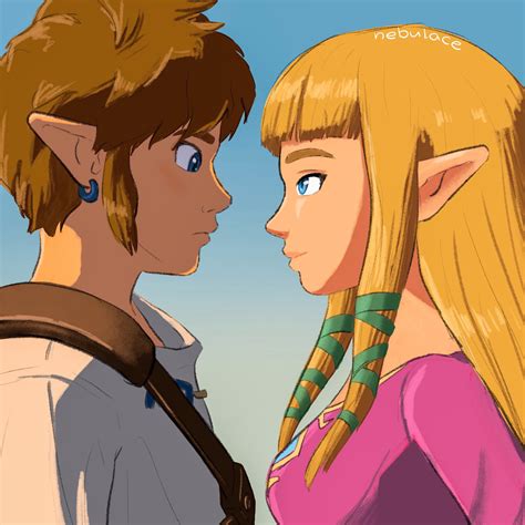 Link X Zelda Skyward Sword Kiss