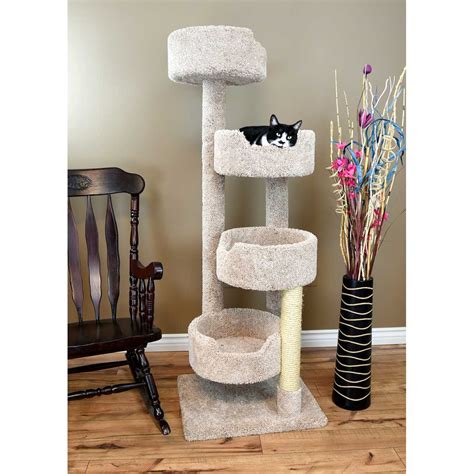 Cat's Choice 64 Inch Quad Tub Tower - CatsPlay Superstore