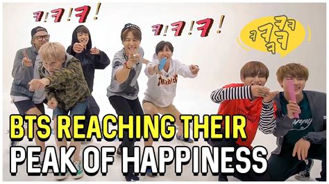 Moments When BTS Reached Their Happiness Peak - YouTube