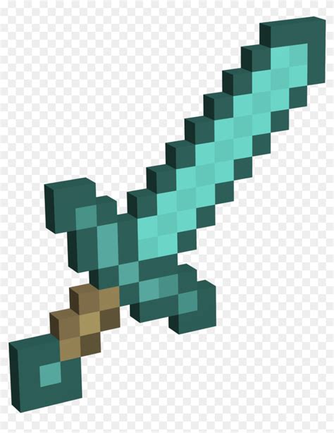 Items De Minecraft Png , Png Download - Diamond Sword Minecraft ...