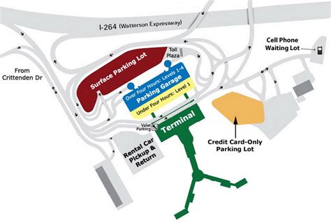 Airport Parking Map - louisville-airport-parking-map.jpg