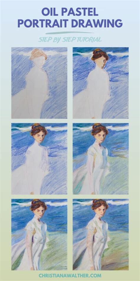 Oil Pastel Drawing For Beginners - Sorolla Master Study