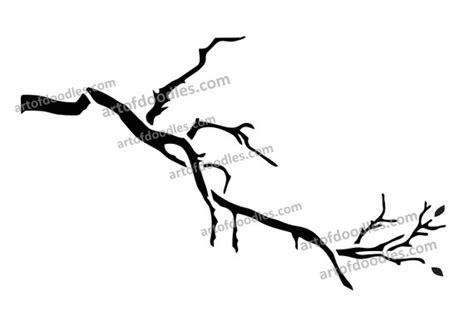 Printable Tree Branch Stencil