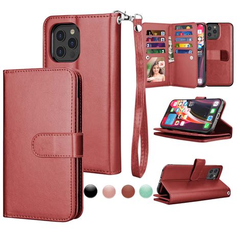 iPhone 12 Mini Case, Wallet Case iPhone 12, iPhone 12 Mini PU Leather ...