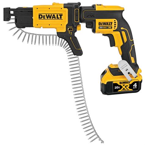 DEWALT Screw Gun Kit, Cordless, 1/4 in Hex Drive Size, 4,400 RPM ...