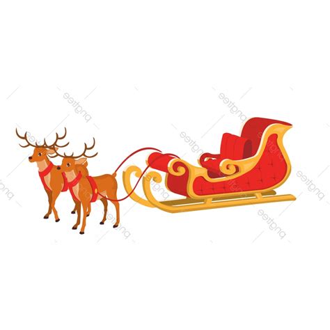 Santa Sleigh Vector at Vectorified.com | Collection of Santa Sleigh ...