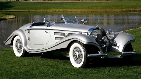 Mercedes-benz 540k Special Roadster Cabriolét 1936 Szenerie Classic Old ...