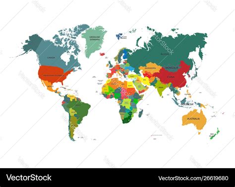 World Map Name Countries - Show Me The United States Of America Map