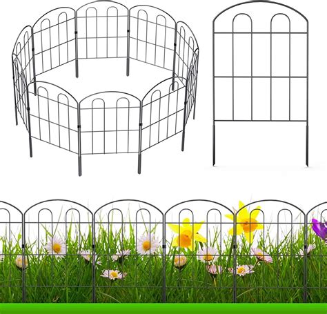 10/20/28 Pack Decorative Garden Fence RustProof Landscape Folding ...