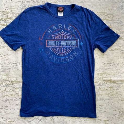 Harley Davidson motorcycles logo Graphic Tee Milwauke… - Gem