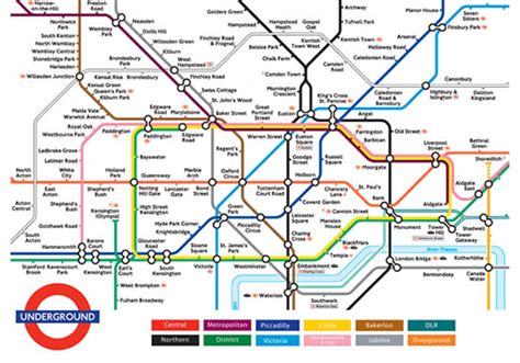 Plan du métro de Londres | PlanLondres.com