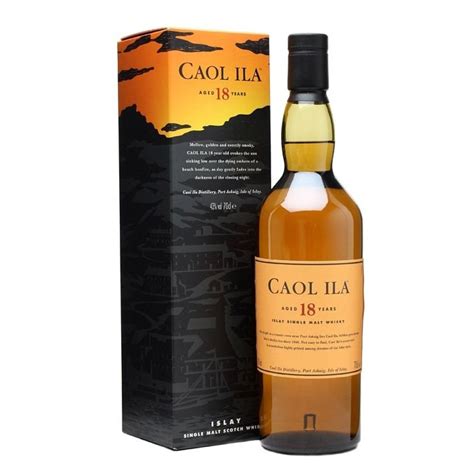 Caol Ila 18 Year Old Single Malt Scotch Whisky Islay Peat