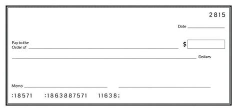 Fillable Blank Business Check Template Database