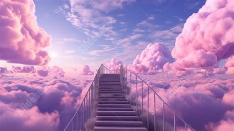 Heaven Pink Purple Clouds Powerpoint Background For Free Download ...