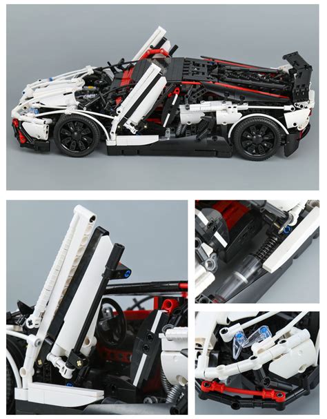 Custom MOC Lamborghini Aventador LP 720-4 Building Bricks Toy Set ...