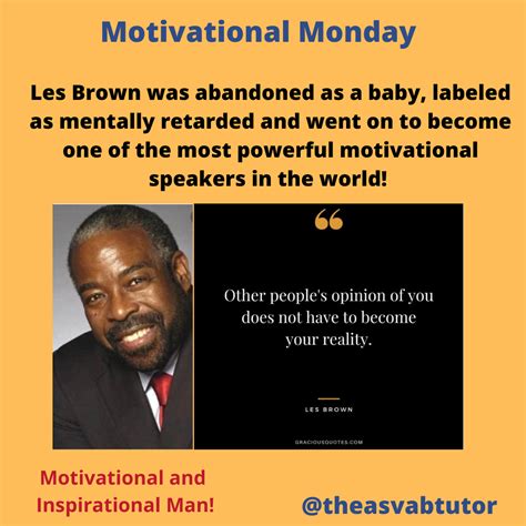 Motivational Monday Story About Les Brown, Motivational Speaker - The ...