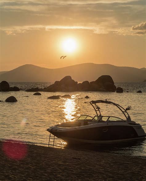 Sand Harbor Sunset Photograph by Martin Gollery - Fine Art America