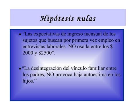 Hipótesis: tipos y ejemplos