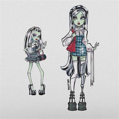 New super fashion looks for Monster High ghouls in Mukitoons fan art ...