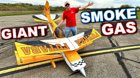 I BOUGHT A GIANT SCALE GAS RC PLANE With SMOKE!!! - 46% Scale Ultimate ...