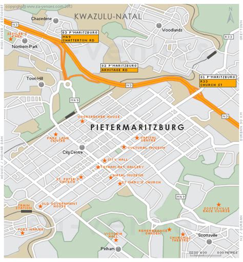 Durban Pietermaritzburg Map