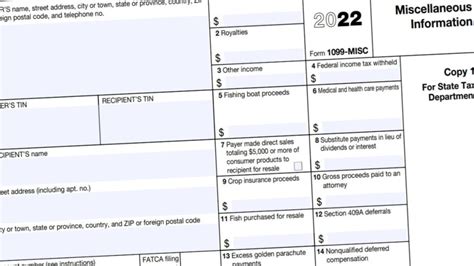 1099 Form 2022 2023 Miscellaneous Income 1099 Forms TaxUni - Fillable ...