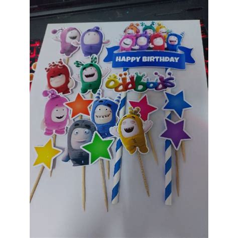 ODDBODS CAKE TOPPER. | Shopee Malaysia