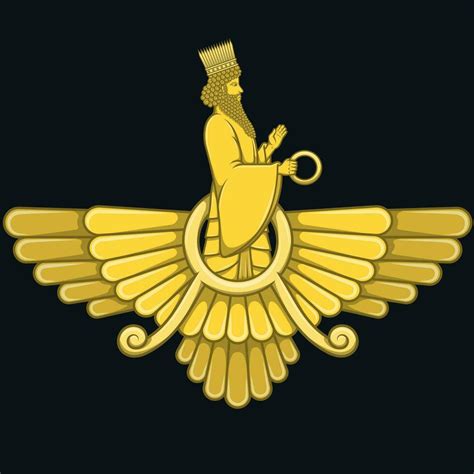 Zoroastrian Symbol Design 25750105 Vector Art at Vecteezy