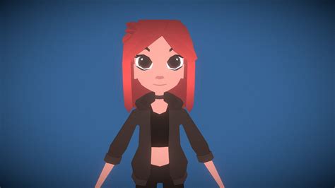 Stylized Low Poly Girl Character - Download Free 3D model by ...