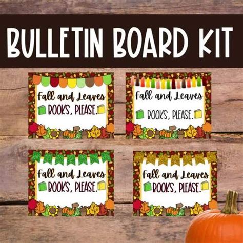 BULLETIN BOARD KIT (Fall-theme) by Kirk's Klassroom | TPT