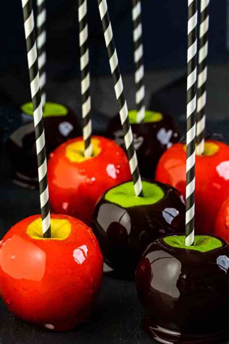 Halloween Candy Apples - Keat's Eats Family Recipes