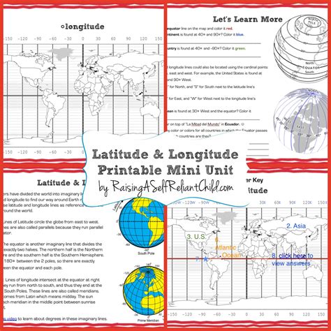 Latitude Longitude Printable Worksheets - Lexia's Blog