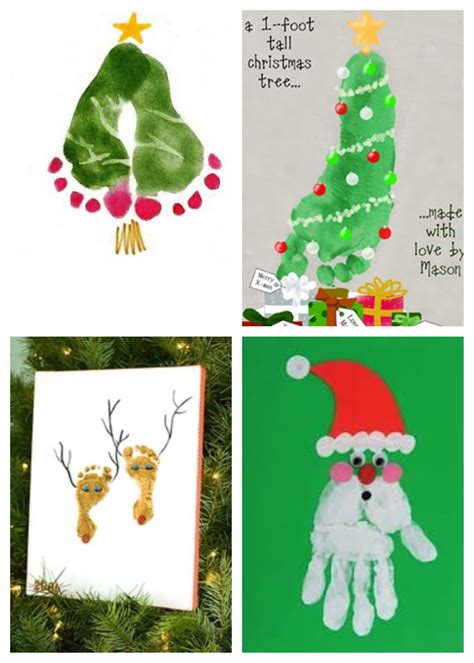 Christmas Crafts With Handprints