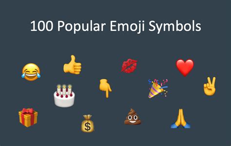 100 Emoji Symbol