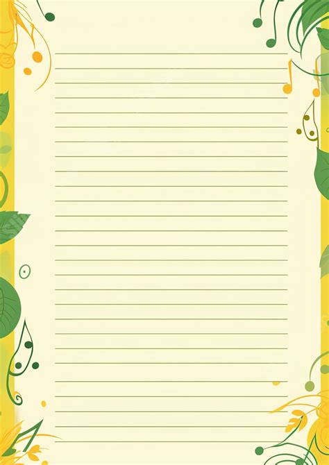 Music Sheet Music Notes Vector Word Template And Google Docs For Free ...