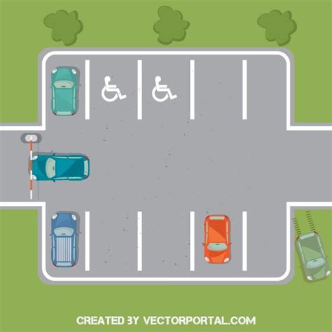 Parking Lot Vector at Vectorified.com | Collection of Parking Lot ...