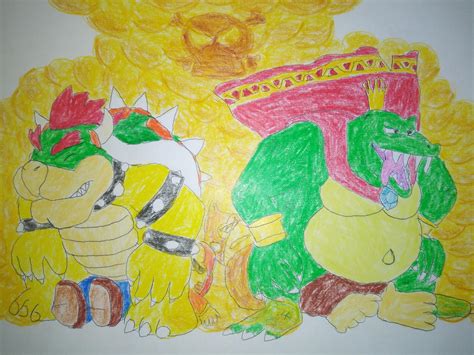 Bowser and King K. Rool Farts Massively by gasmaster7 on DeviantArt