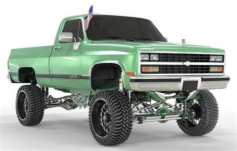 CHEVROLET C10 1500 TRUCK LIFTED 3D model | CGTrader