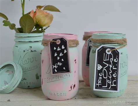 Antique Chalky Finish Mason Jars - Michael's Makers - JADERBOMB