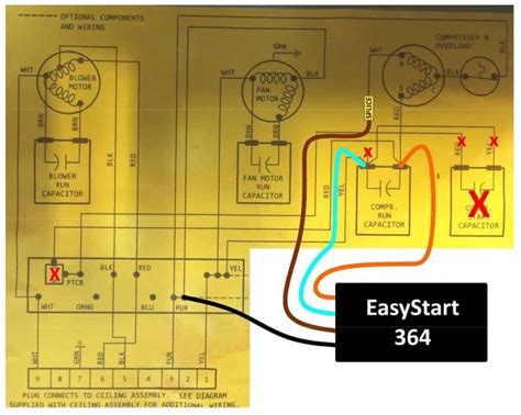 Air Conditioner Compressor Capacitor Wiring Diagram - Wiring Draw