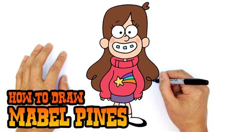 HOW TO DRAW MABEL PINES GRAVITY FALLS | APRENDA DESENHAR HOJE