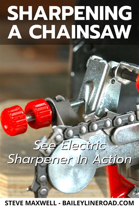 SHARPENING A CHAINSAW VIDEO TUTORIAL: See Electric Sharpener in Action ...