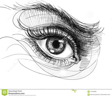 eye drawing line art - Martina Vanwinkle